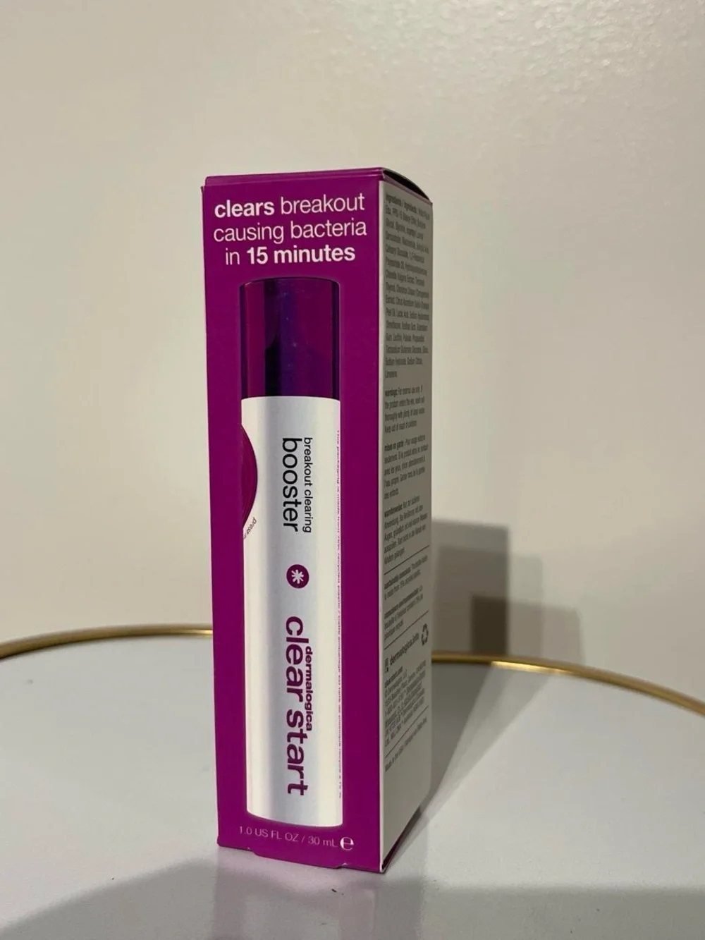 dermalogica Clear Start Breakout Clearing Booster - purple and white